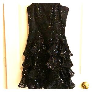 Vintage Neiman Marcus 80’s black sequin dress